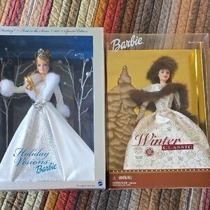 Set of 2 Winter Barbies
